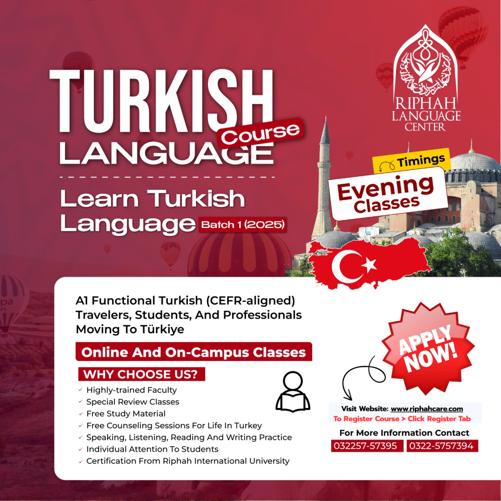 Admission Open in Turkish Language